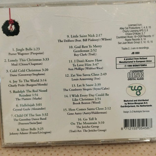 Jingle Bells CD used, traditional Christmas songs