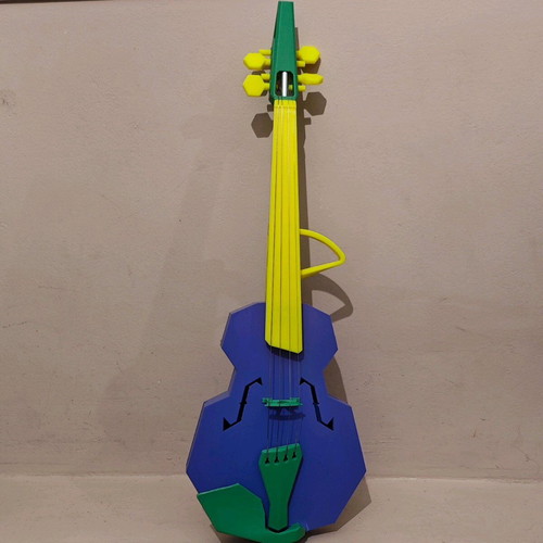 3D Printed Violin Joker Edition new with Daddario Debut strings, bow and case