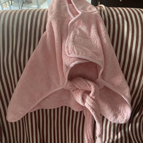 Pet bathrobe size small like new