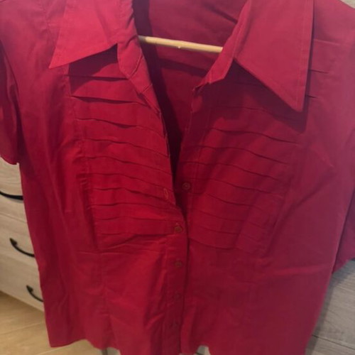 Summer shirt unused, red, size XL