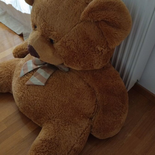 Giant plush teddy bear like new, 110 cm height