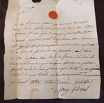 French letter from 1798 used, French Revolution era