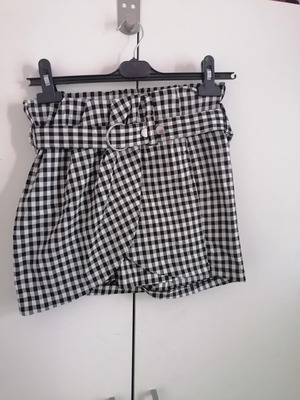 Skort Bershka like new, black and white, size M 38 10