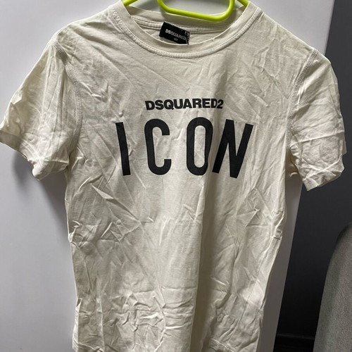 Dsquared2 t-shirt used, size XS, white