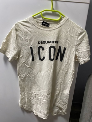 Dsquared2 t-shirt used, size XS, white