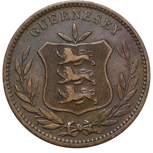 Guernsey Island 8 Doubles 1889 used (English Channel)
