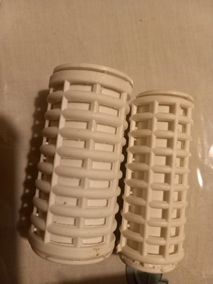 Boiled hair rollers like new, pack of 42, small and medium