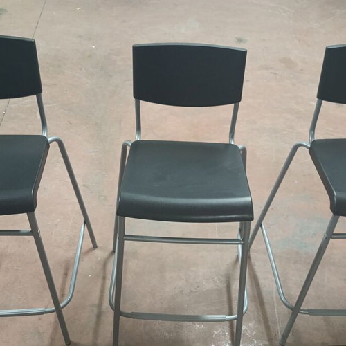 IKEA bar chairs like new, set of 3