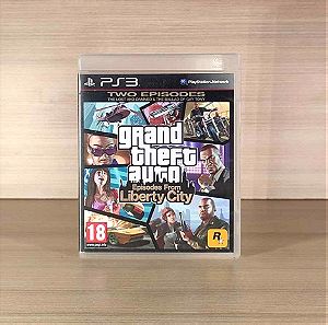 Grand Theft Auto Episodes from Liberty City PS3 κομπλέ με manual και χάρτη / αφίσα