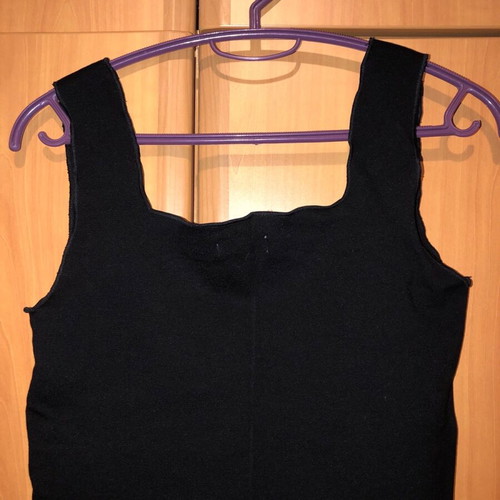 Women's crop top H&M black like new, size M