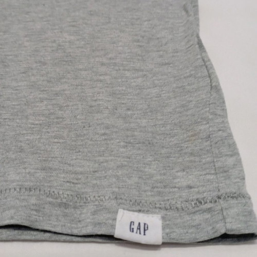 Gap shirt 18-24 like new, grey with light blue buttons