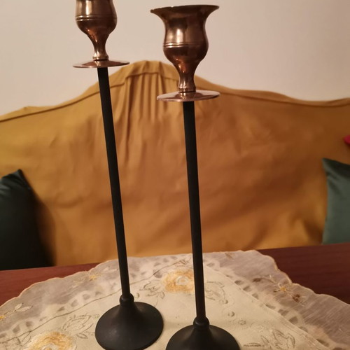 Various decorative items used 20-35 cm with patina