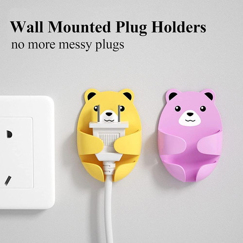 Silicone Cable Plug Holders Set of 4 New