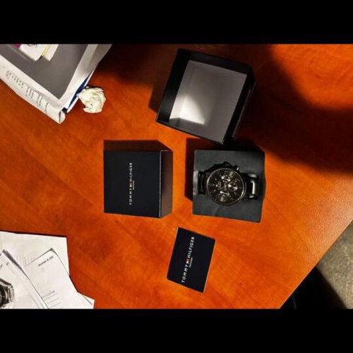 Tommy Hilfiger Daniel Multifunction men's watch like new, all-black