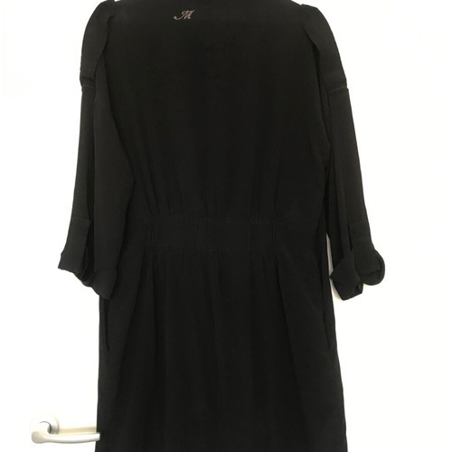Mason's silk shirt dress size S/M like new, black