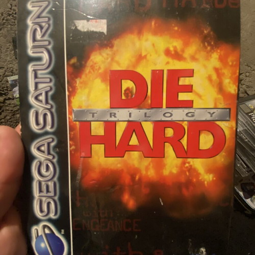 Die Hard Trilogy Sega Saturn game like new