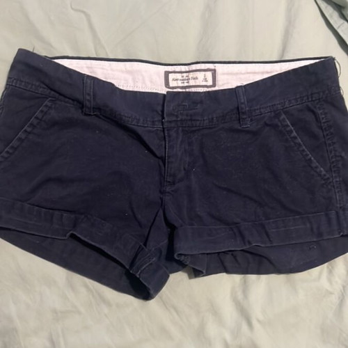 Abercrombie & Fitch short shorts, dark blue, XS