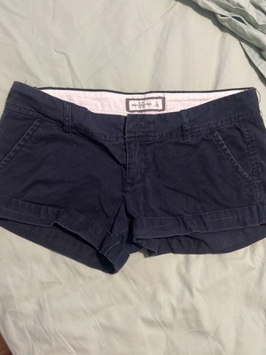 Abercrombie & Fitch short shorts, dark blue, XS