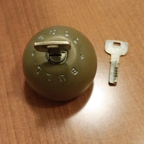 Bullet security lock like new for glass store door