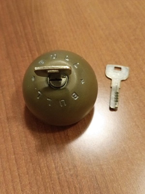 Κλειδαριά ασφαλείας Bullet σαν καινούργιο για γυάλινη πόρτα καταστήματος