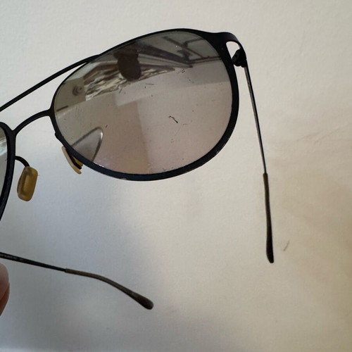 Metal black sunglasses used