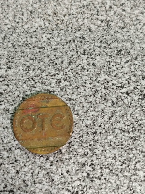 OTE telephone token 1966 used, vintage in good condition