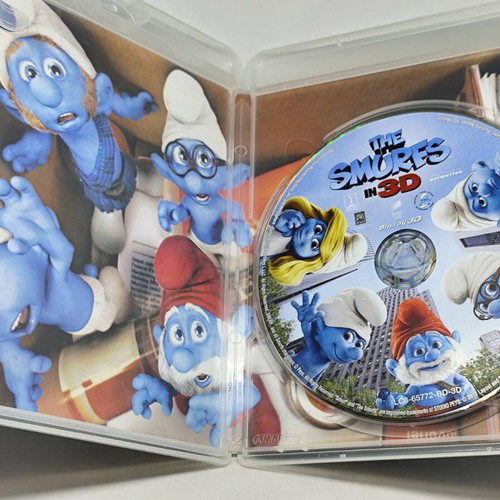 The Smurfs Blu-ray 3D + 2D like new, animated movie with subtitles