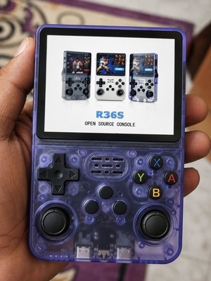 R36S Retro Handheld Game Console 64GB with ArkOS and 15,000+ Games