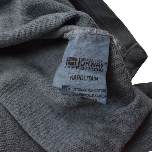 Geographical Norway Grey Polo used, size XXL