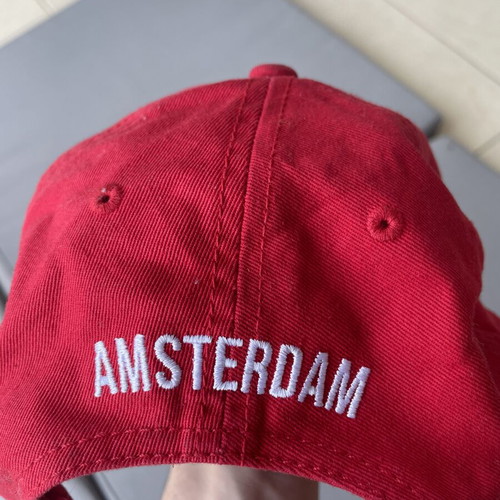 Ajax Amsterdam Official Merchandise Jockey Hat used, red