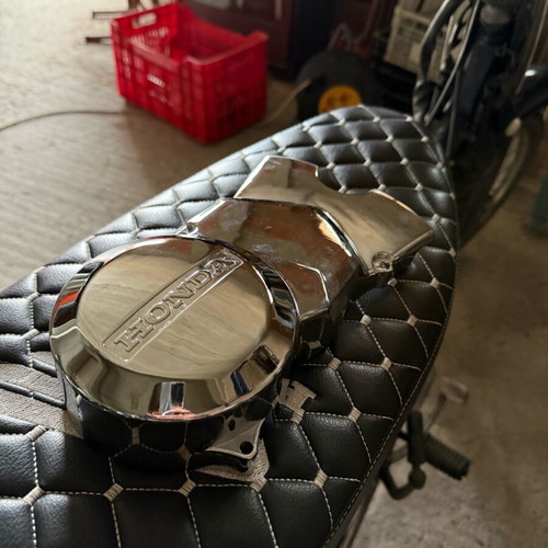 Honda c50/glx nickel flywheel cover new