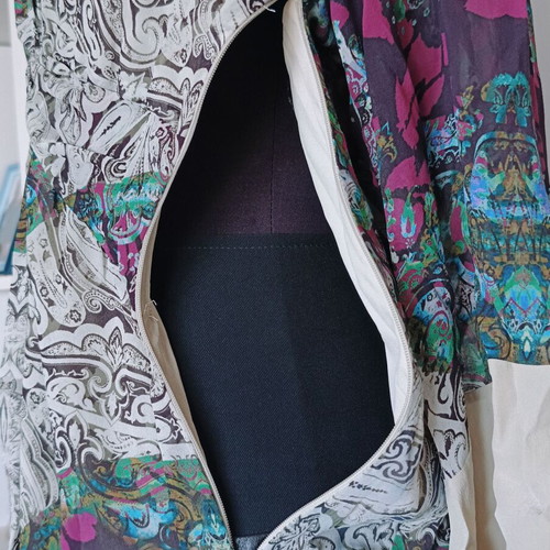 Etro silk dress XL IT46 like new, multicolor