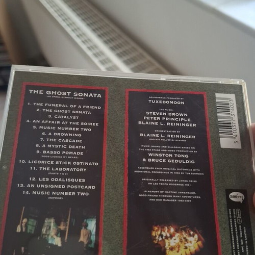 Tuxedomoon The Ghost Sonata CD, classical