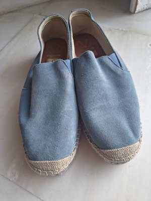 Viguera espadrilles size 41 blue suede like new