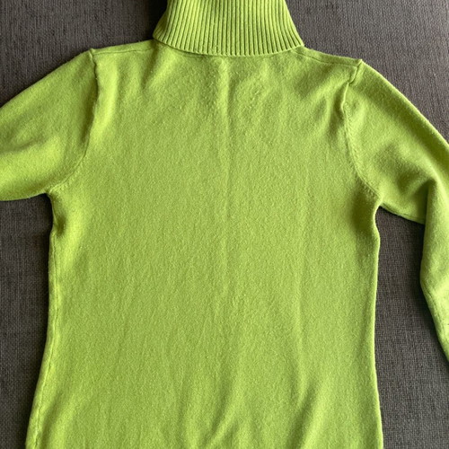 Turtleneck sweater used, very soft, green, size M