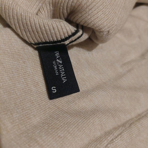 Turtleneck sweater like new, thin women's, black and beige