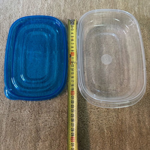 Sistema TakeAlongs food container used with blue lid 1.2 liters
