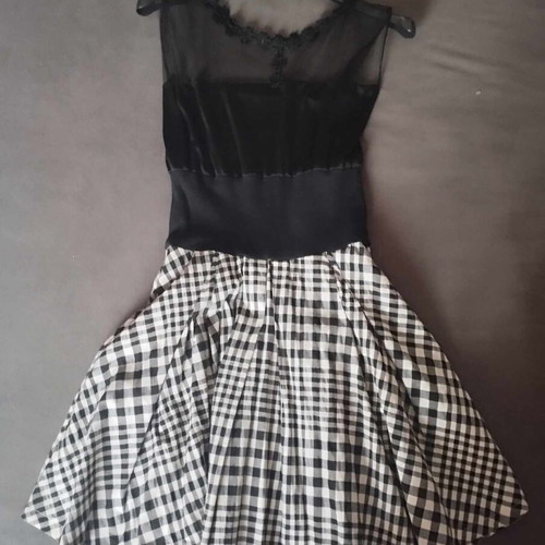 Women's dress white black size S used