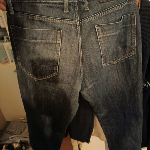 Sisley jeans like new, blue, waist 43cm, length 103cm