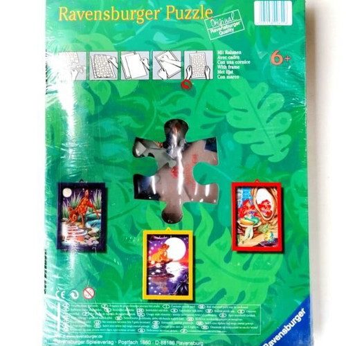 Lion King puzzle new 60 pieces with frame Ravensburger 1999