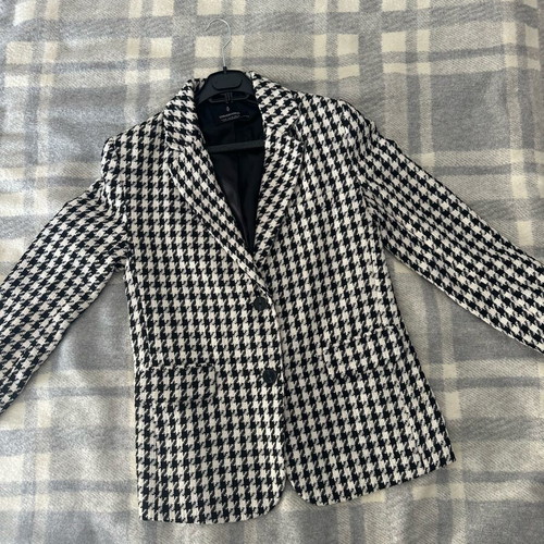 Stradivarius Blazer like new with classic houndstooth print