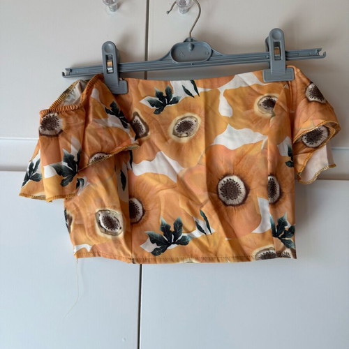 Skirt and top set orange, new