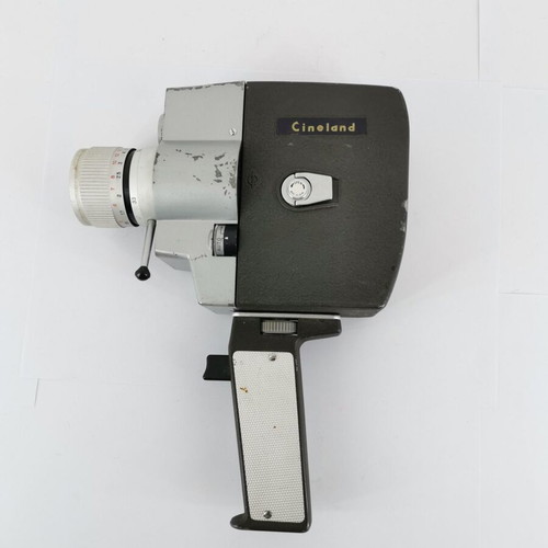 Cineland RZ 337 video camera used, vintage 1960, functional
