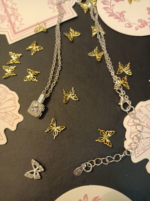 Silver pendant 925 with zircon new