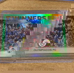  Olympiacos Topps TITLE WINNERS Neon Green /199