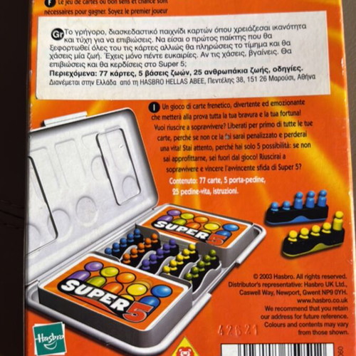 Super 5 Card Game new