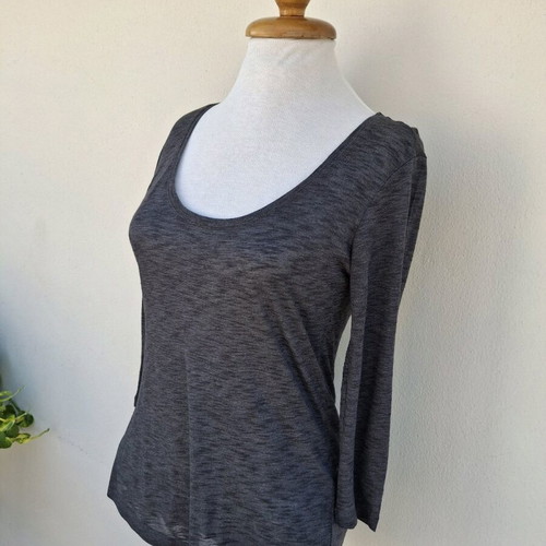 Stradivarius blouse dark gray like new, size M