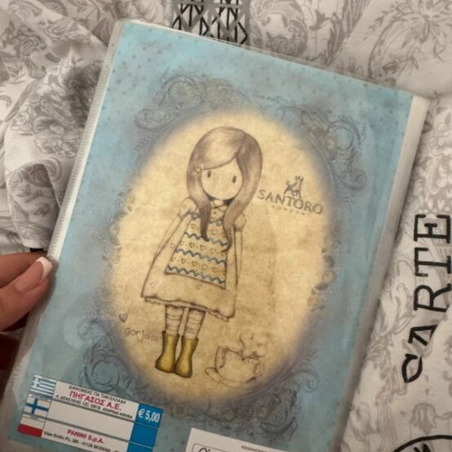 Santoro collector's binder with over 80 cards