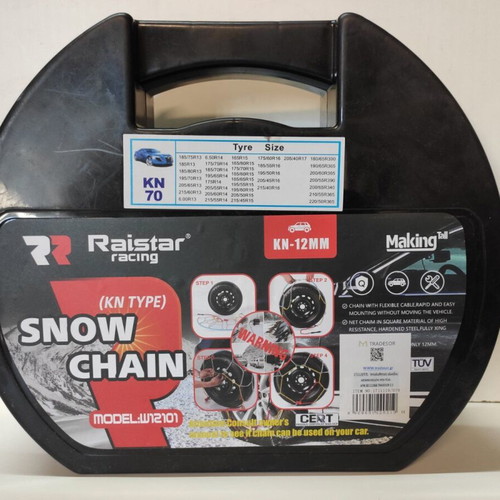 Snow chains for car KN-12mm new, for snow and ice