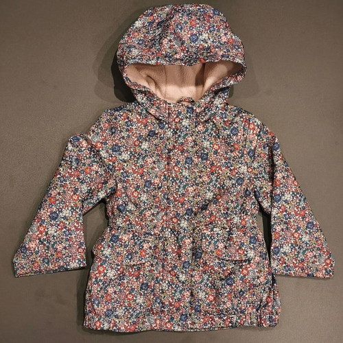 Carter's Baby Girl Floral Hooded Jacket Coat size 12M like new